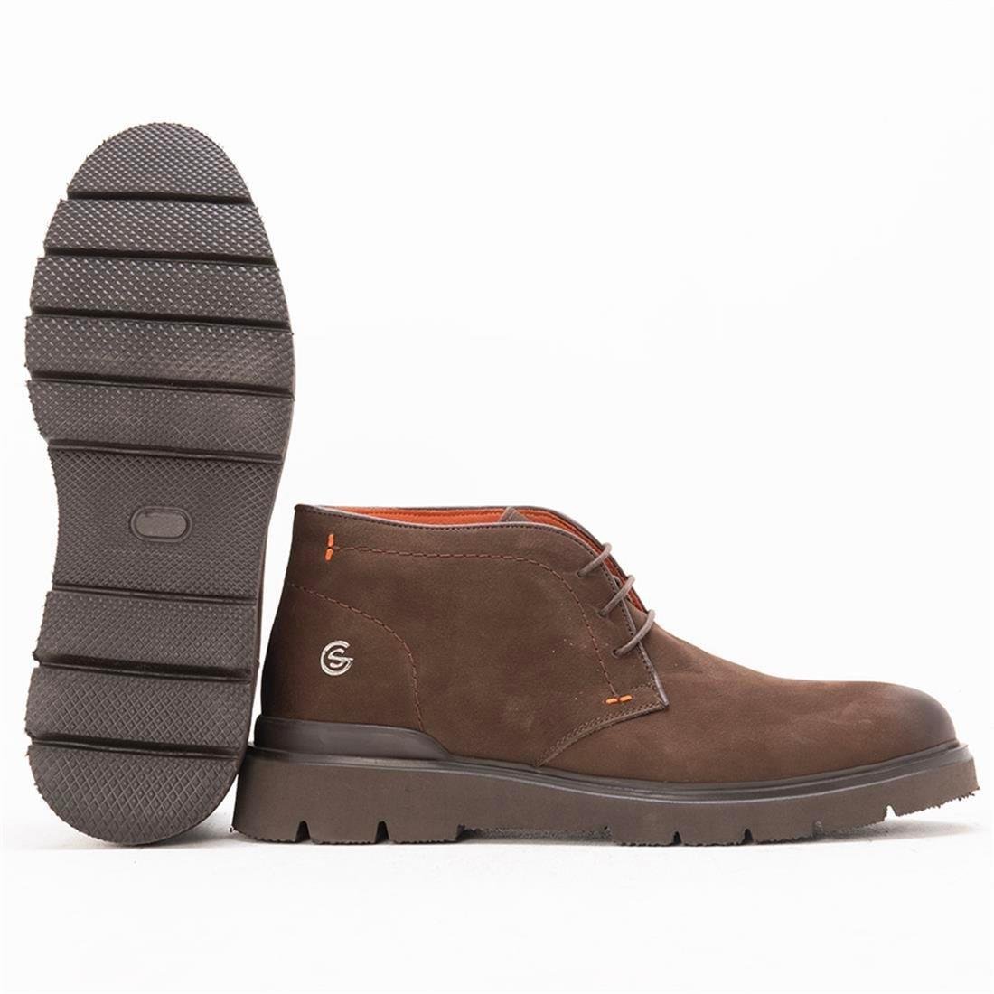 Gusse Hermann Erkek Hakiki Nubuk Deri Bot 6820-1