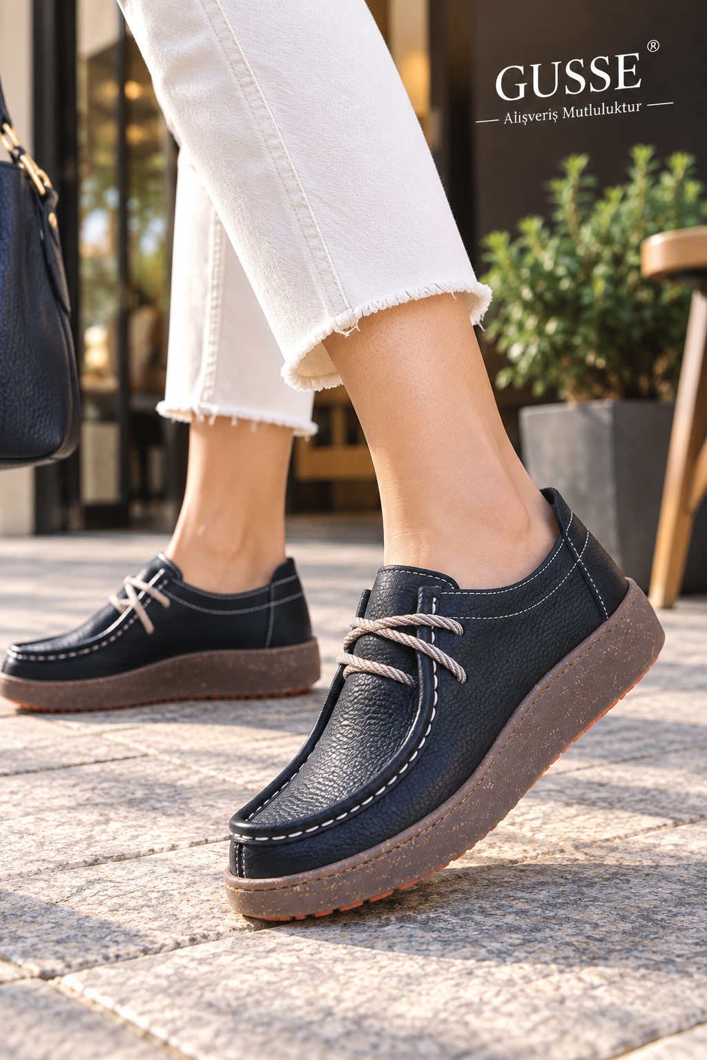 Gusse Homay Kadın Hakiki Deri Günlük Ayakkabı 241094O