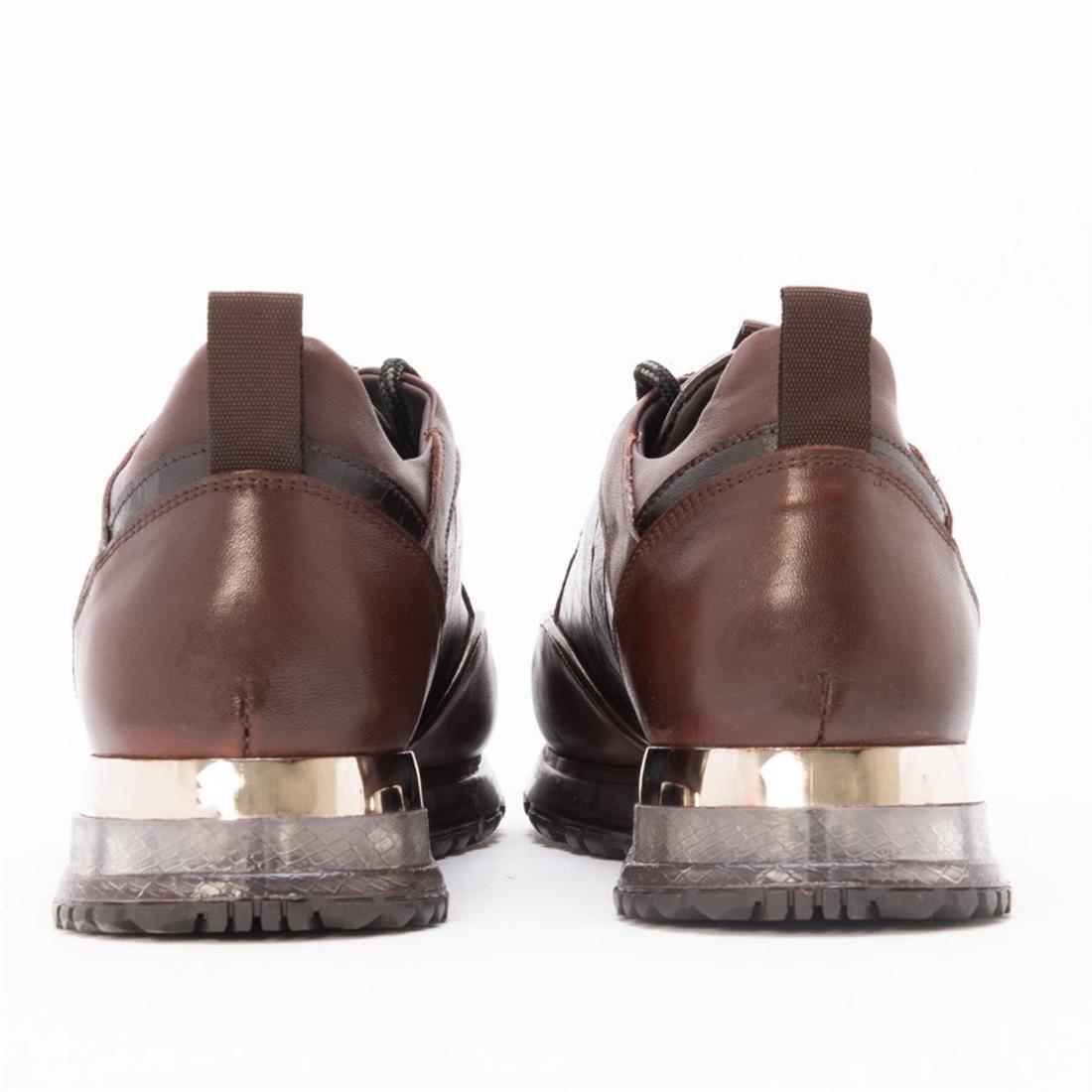 GUSSE HUGH ERKEK HAKİKİ DERİ SNEAKER AYAKKABI-16268