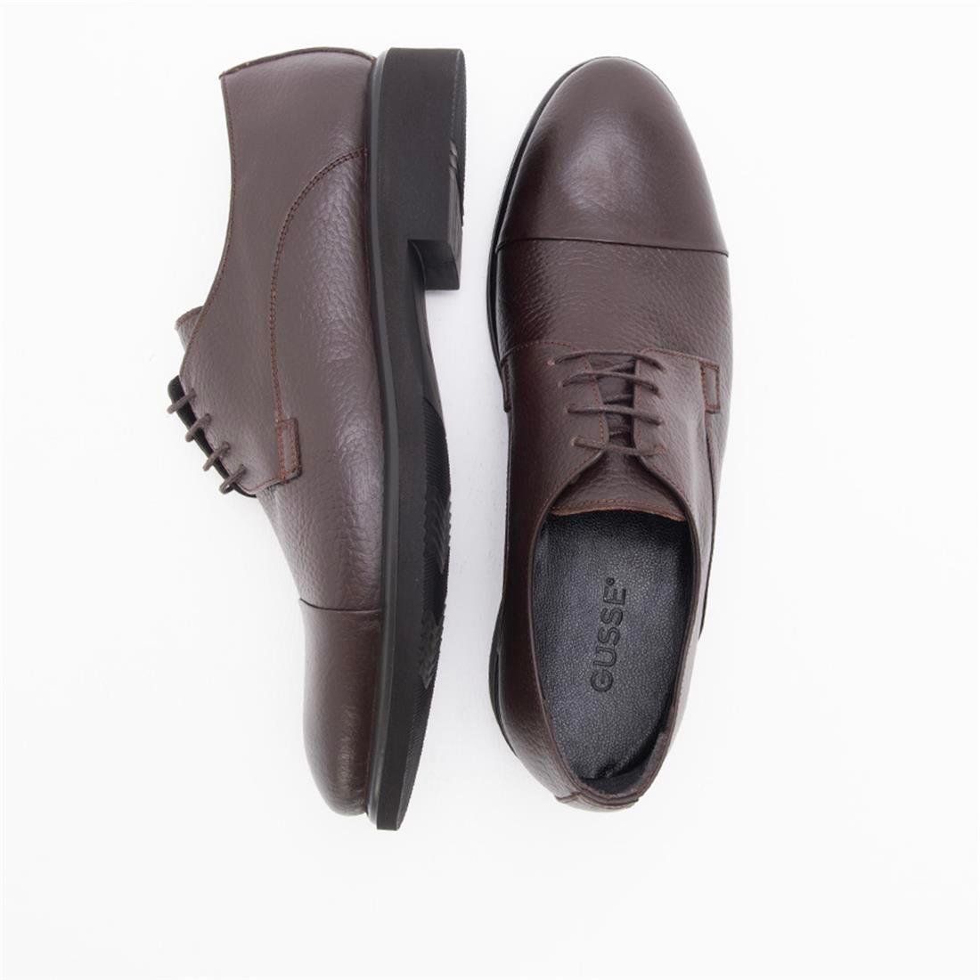 GUSSE JADER ERKEK HAKİKİ DERİ KLASİK AYAKKABI-17