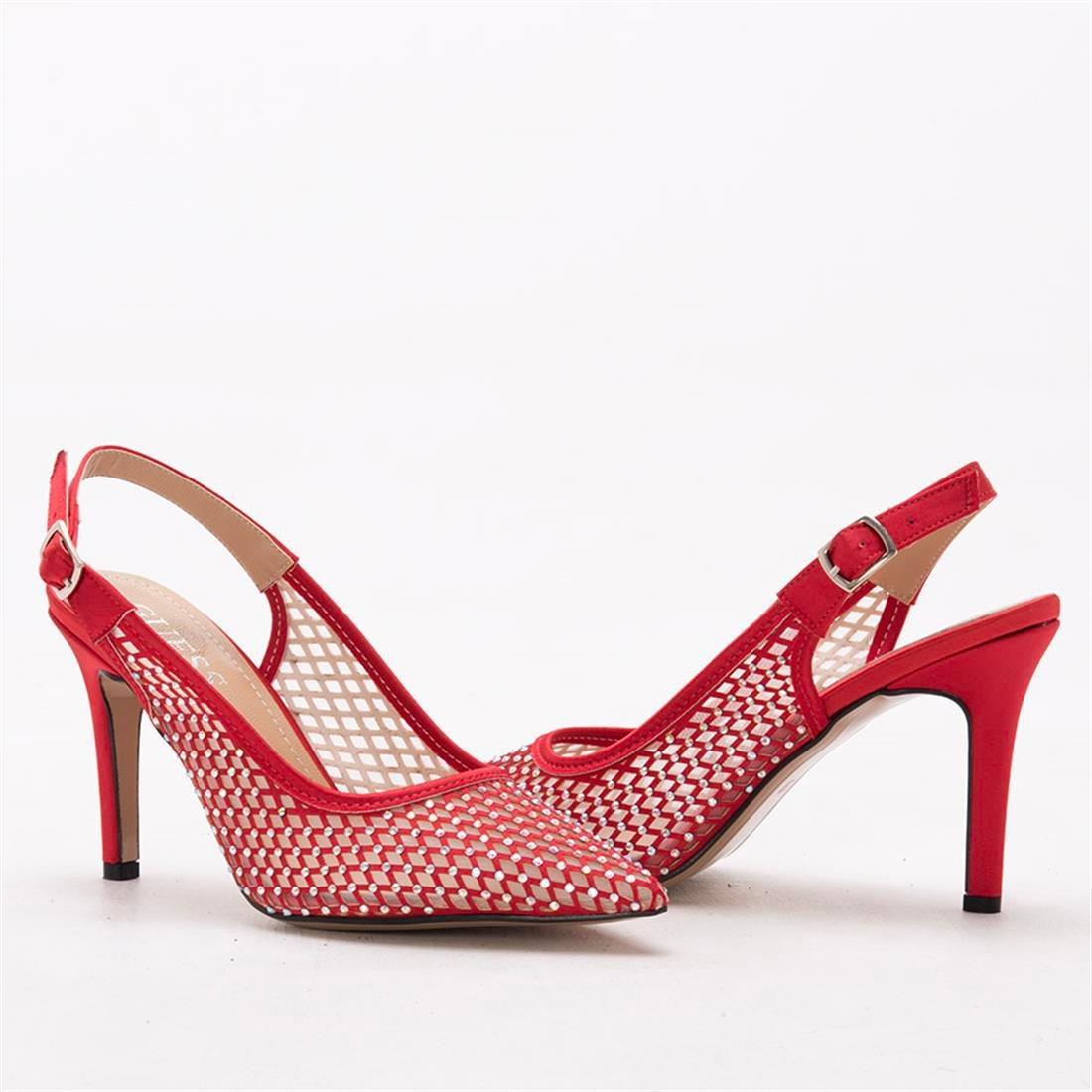 GUSSE JADIRA KADIN SATEN ABIYE STILETTO 2093