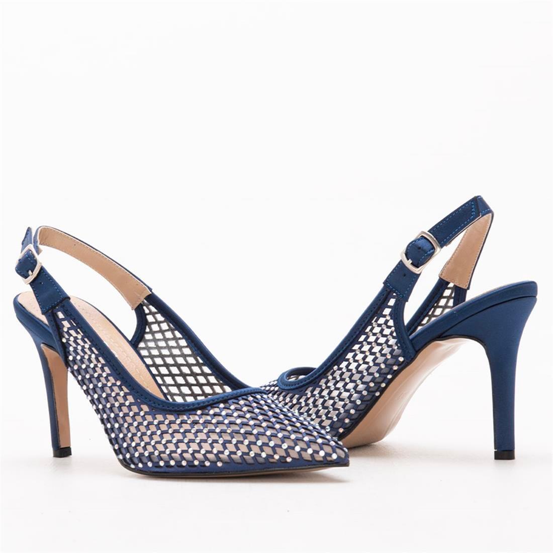 GUSSE JADIRA KADIN SATEN ABIYE STILETTO 2093