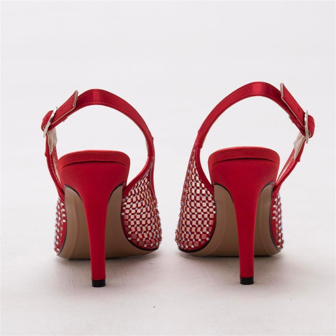 GUSSE JADIRA KADIN SATEN ABIYE STILETTO 2093