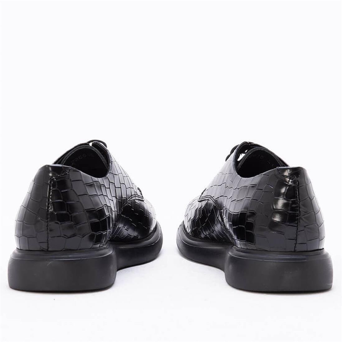 GUSSE JAYDEN ERKEK HAKİKİ RUGAN KROKO DERİ AYAKKABI-226815-7