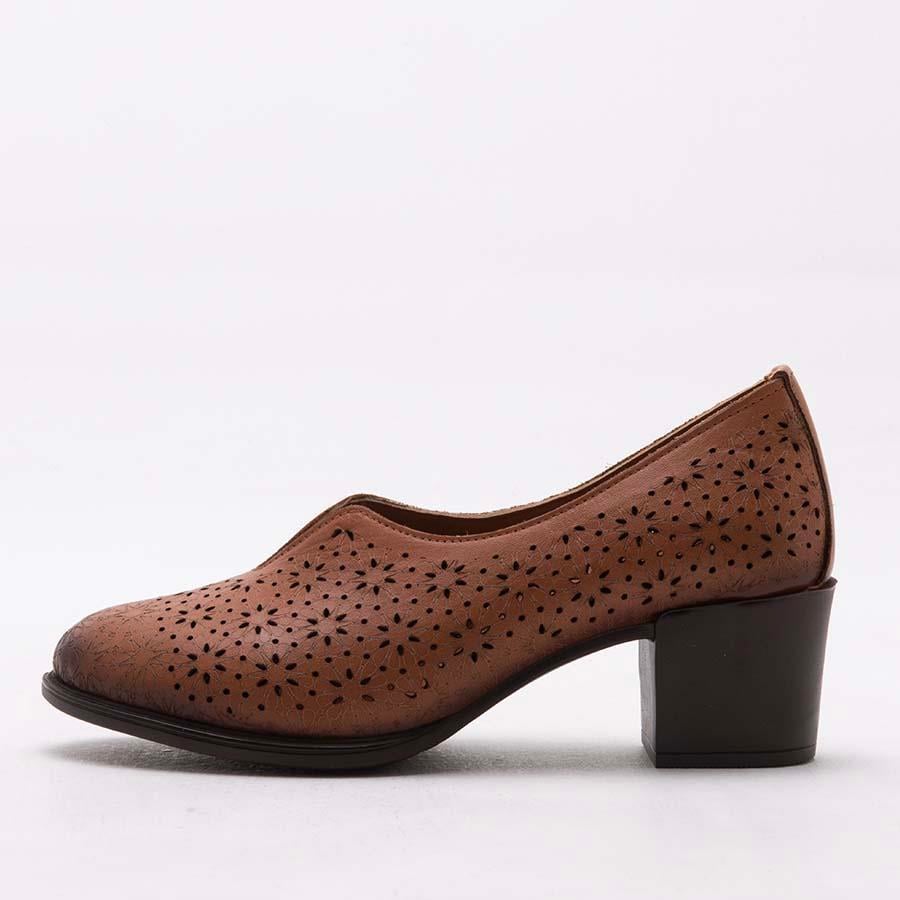 GUSSE LANA KADIN HAKIKI DERI TOPUKLU AYAKKABI 345