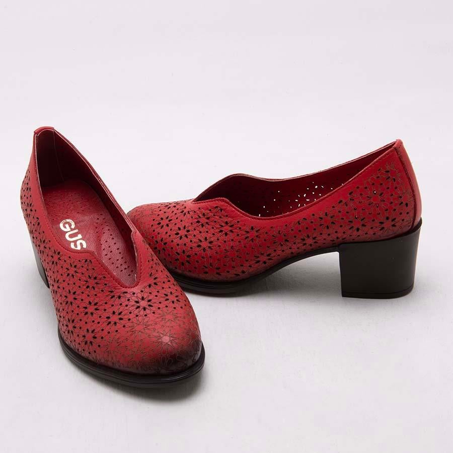 GUSSE LANA KADIN HAKIKI DERI TOPUKLU AYAKKABI 345