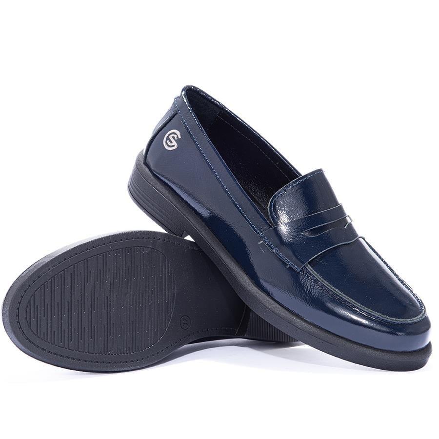 Gusse Loren Kadın Hakiki Rugan Deri Loafer Ayakkabı 2121L