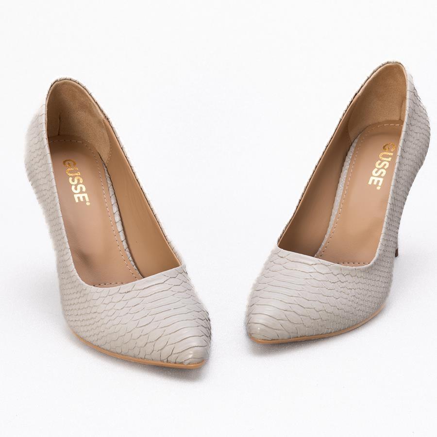 Gusse Luna Kadın Kroko Baskı Stiletto Ayakkabı 159