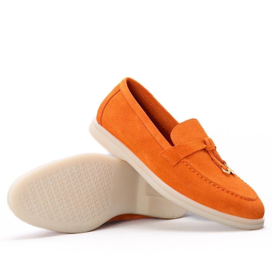 Gusse Maggie Kadın Hakiki Süet Deri Babet 3012