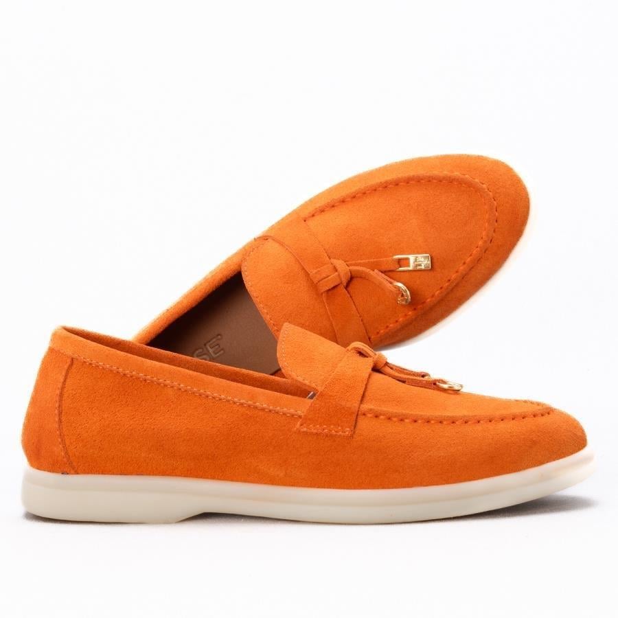 Gusse Maggie Kadın Hakiki Süet Deri Babet 3012