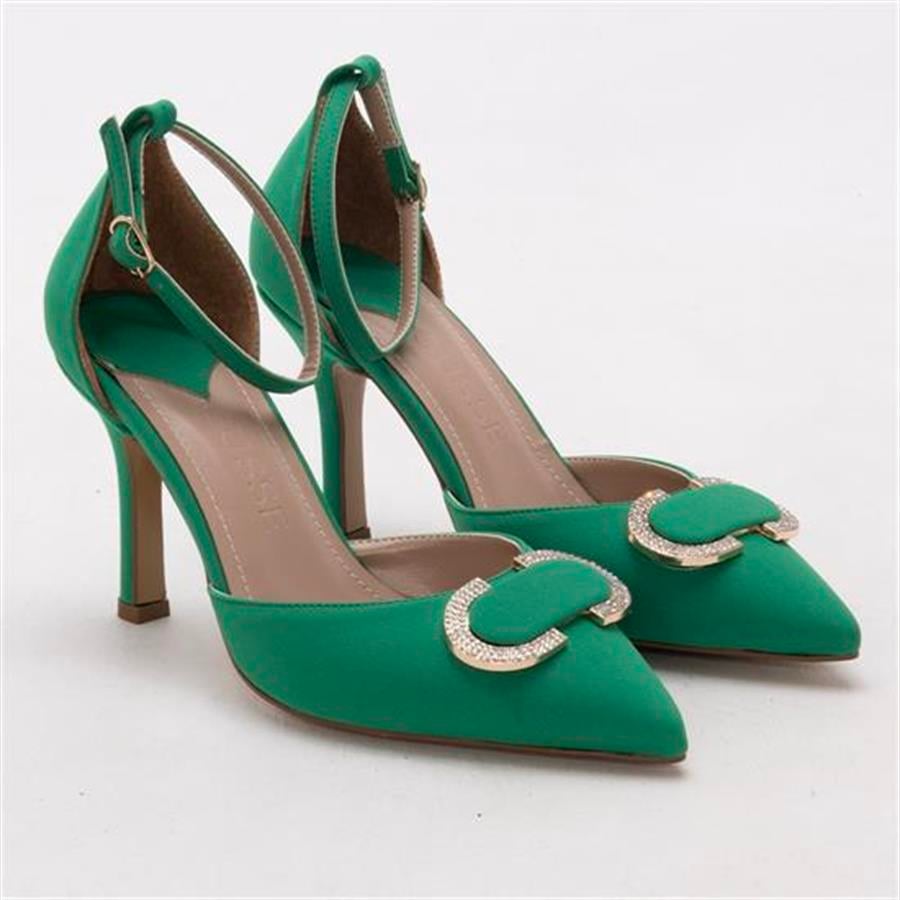 GUSSE MARIAN KADIN TAŞLI ABİYE STILETTO AYAKKABI