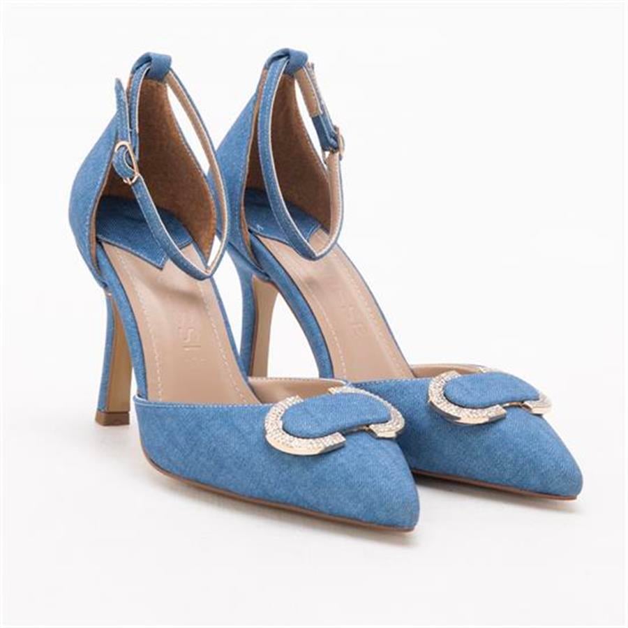 GUSSE MARIAN KADIN TAŞLI ABİYE STILETTO AYAKKABI