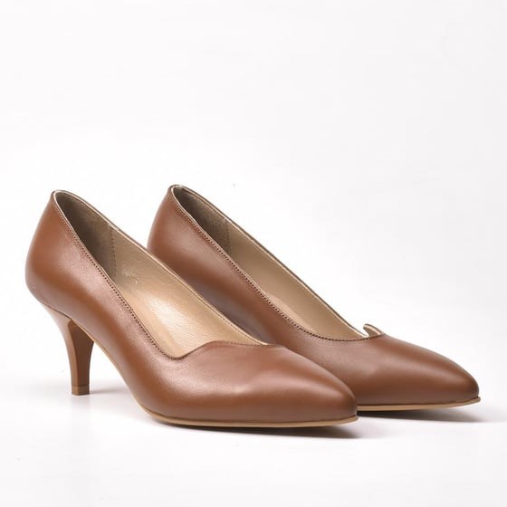 Gusse Marshell Kadın Hakiki  Deri Stiletto 23