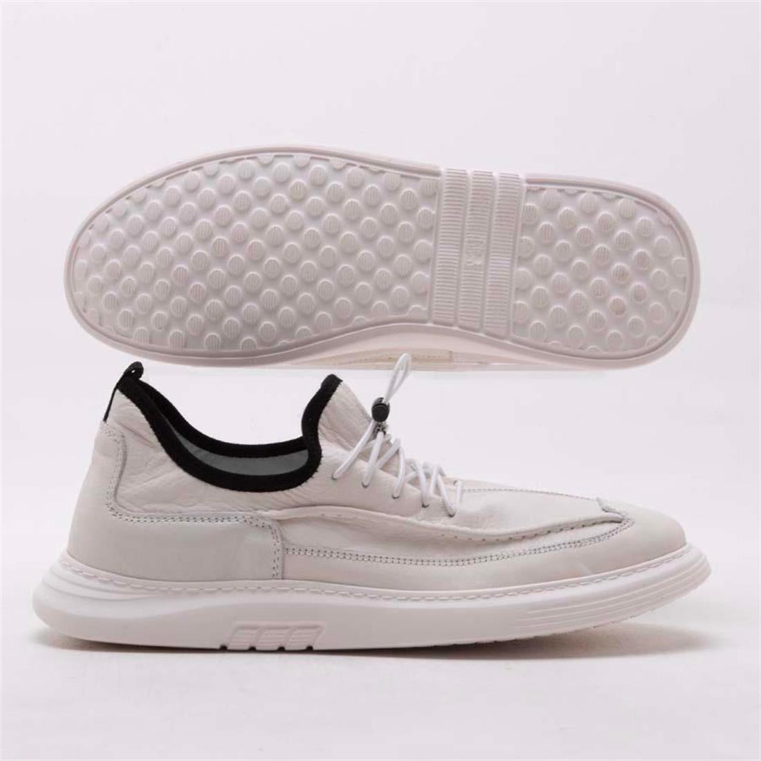 GUSSE MATT ERKEK HAKİKİ DERİ SNEAKER AYAKKABI-6156