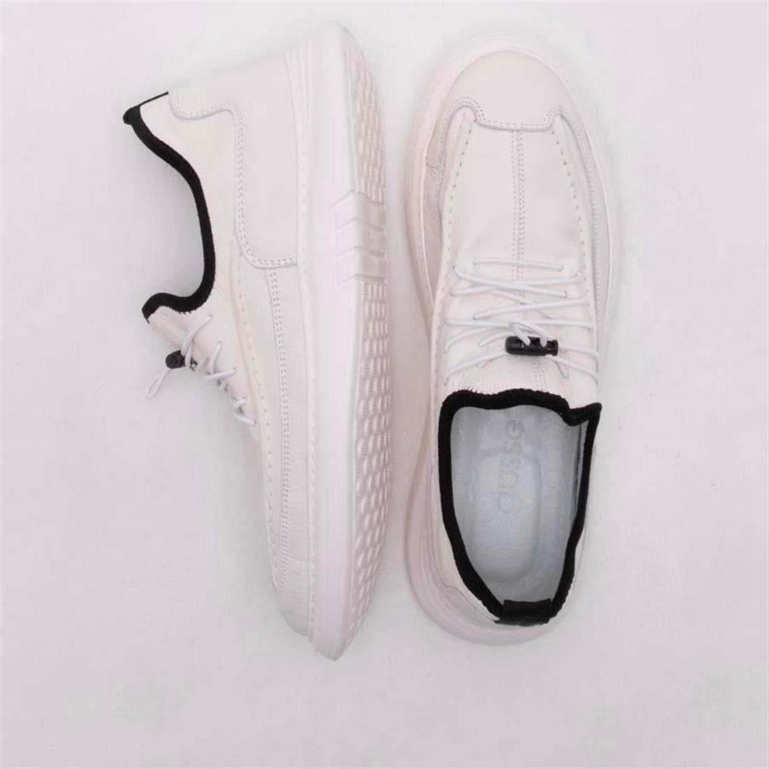 GUSSE MATT ERKEK HAKİKİ DERİ SNEAKER AYAKKABI-6156