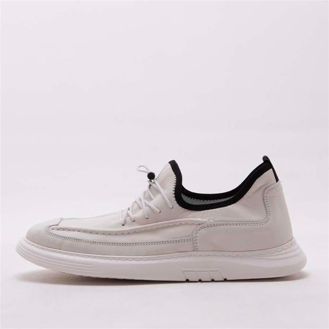 GUSSE MATT ERKEK HAKİKİ DERİ SNEAKER AYAKKABI-6156