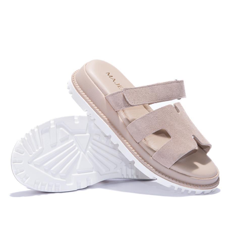 Gusse Mavora Kadın Hakiki Süet Deri Terlik 151720-2