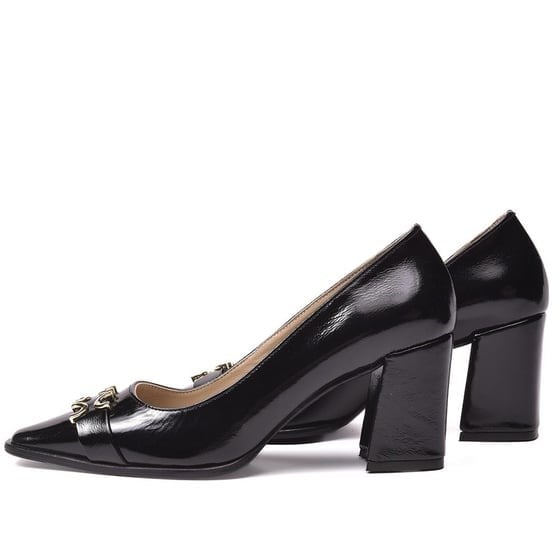 Gusse Mireya Kadın Hakiki Rugan Deri Stiletto 36-3
