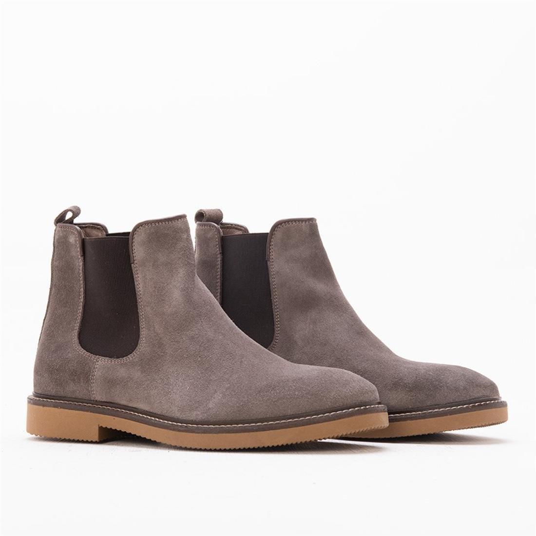 GUSSE MORENO ERKEK HAKİKİ DERİ SÜET DERİ CASUAL-BOT-23212-2