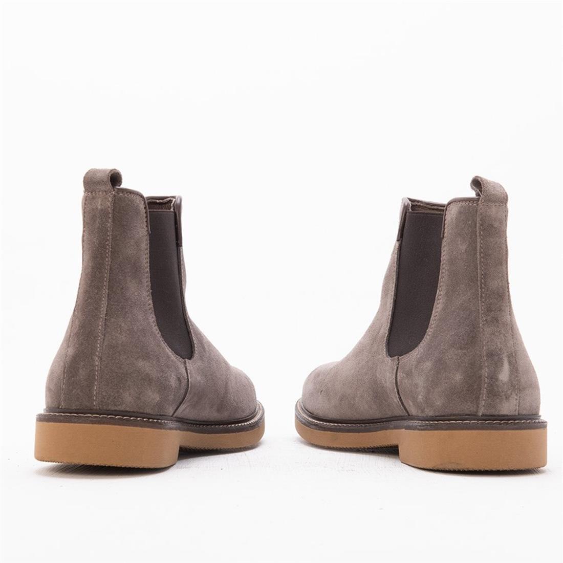 GUSSE MORENO ERKEK HAKİKİ DERİ SÜET DERİ CASUAL-BOT-23212-2