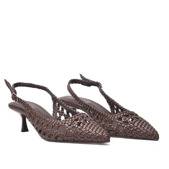 Gusse Sakura Kadın Örgü Abiye Sandalet 265-5
