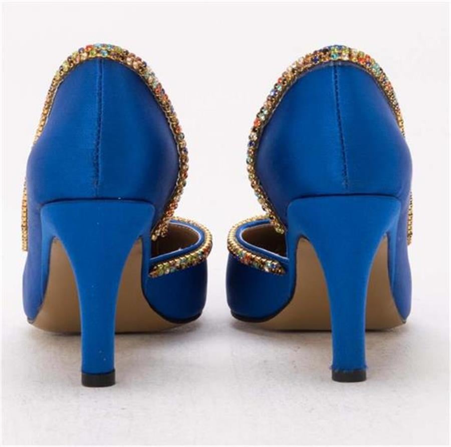 GUSSE SHARON KADIN SATEN STILETTO AYAKKABI 1328