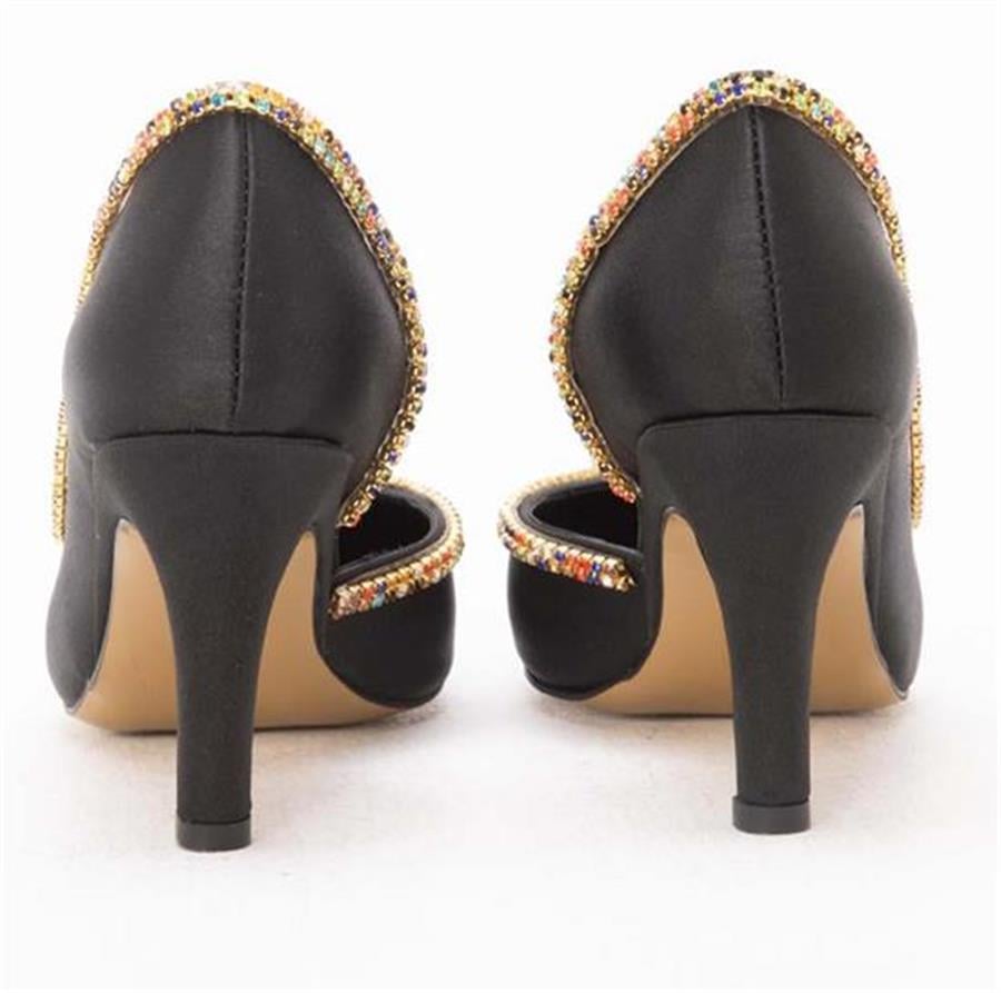 GUSSE SHARON KADIN SATEN STILETTO AYAKKABI 1328