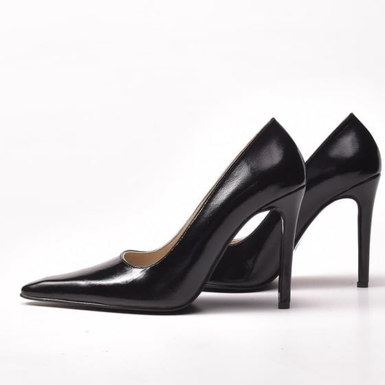 Gusse Spanish Kadın Hakiki Rugan Deri Stiletto 26-3