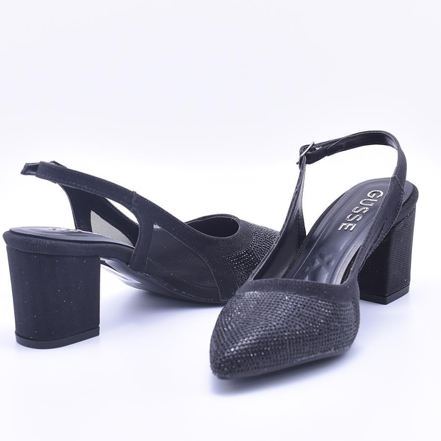 Gusse Surrina Kadın Simli Abiye Sandalet 7025-5