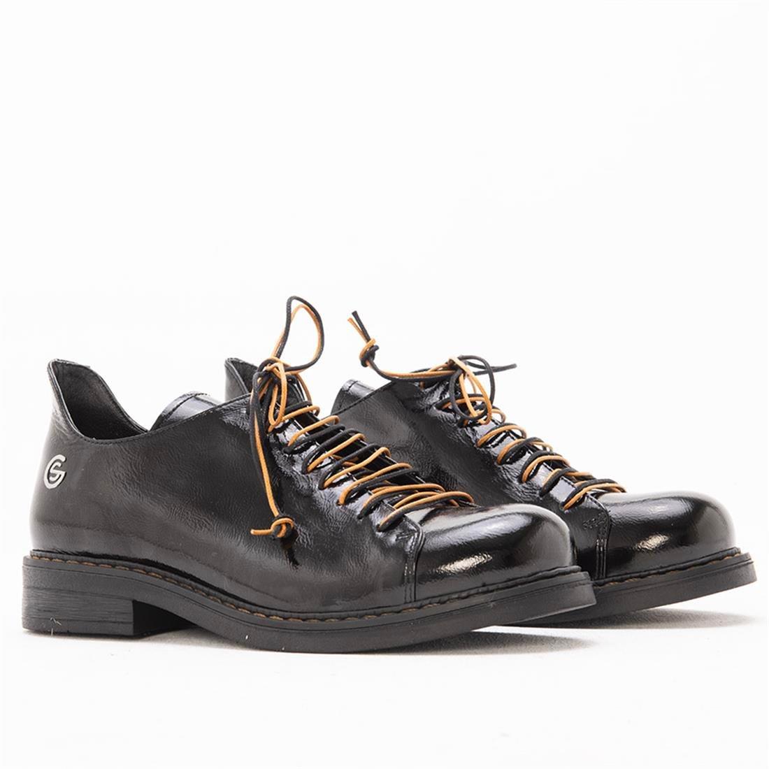 Gusse Vıola Kadın Hakıkı Rugan Derı Ayakkabı 730-3