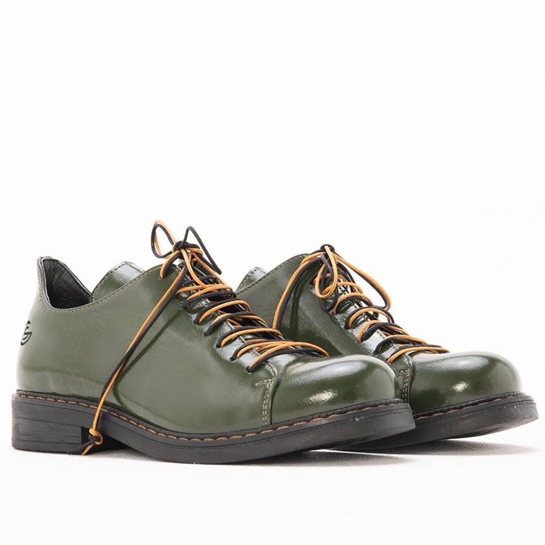 Gusse Vıola Kadın Hakıkı Rugan Derı Ayakkabı 730-3