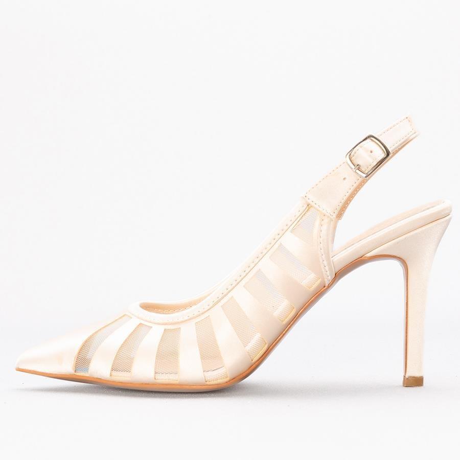 Gusse Yelpaze Kadın Saten Stiletto 1991-4