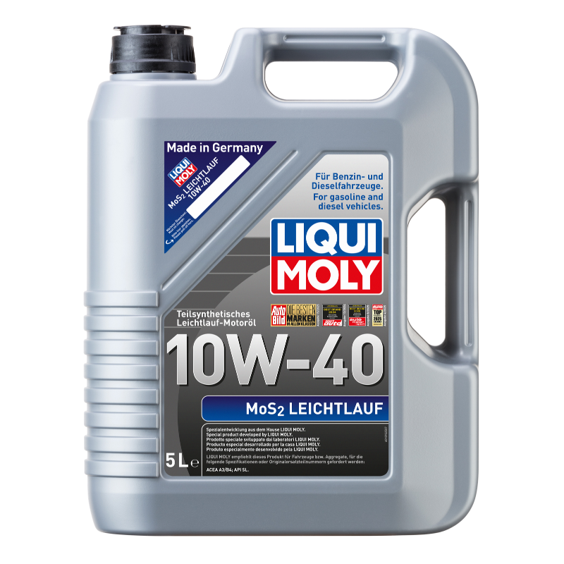 10W40 Motor Yağı Kısmi Sentetik MoS2'li Leıchtlauf 5 Litre