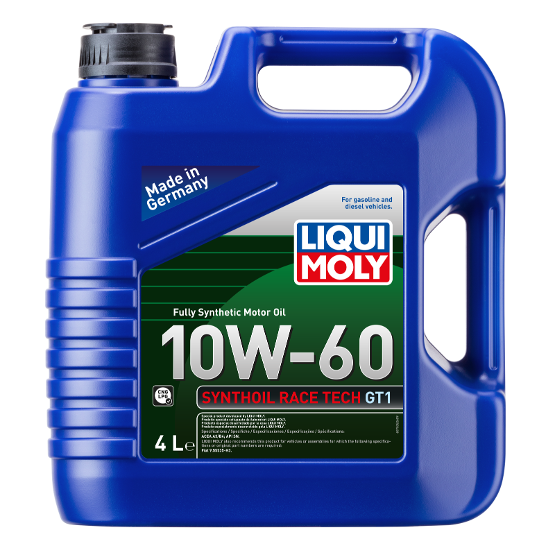 10W60 Motor Yağı Synthoil Race Tech GT1 4 Litre