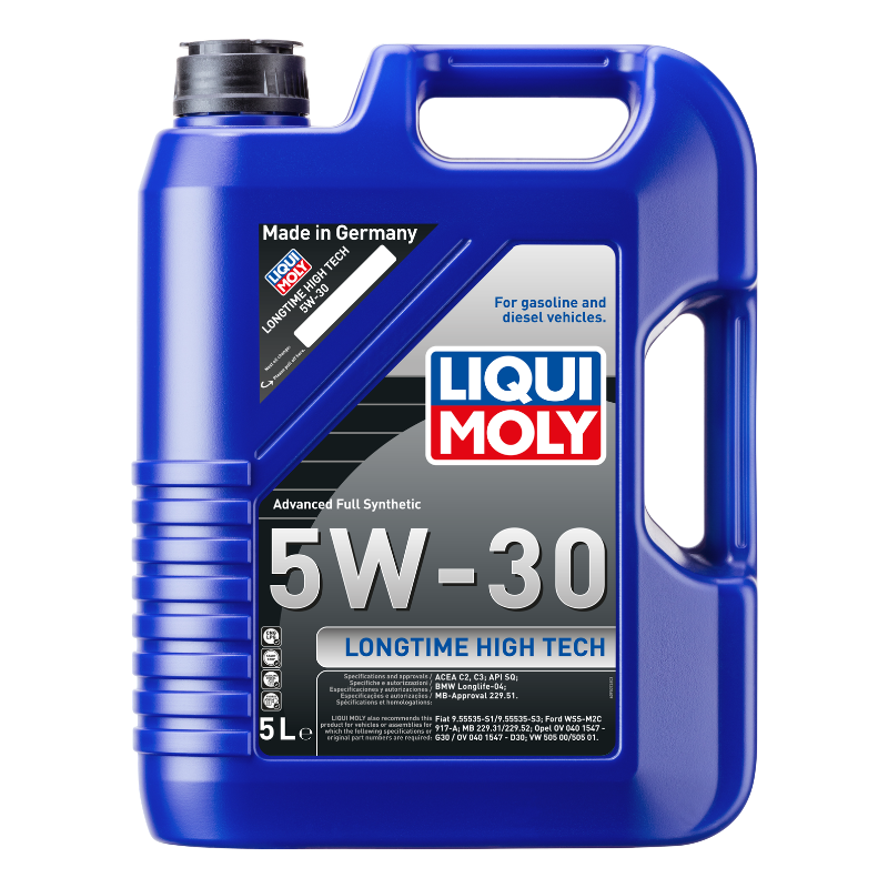 5W30 Motor Yağı DPF'li Sentetik Longtime High Tech 5 Litre
