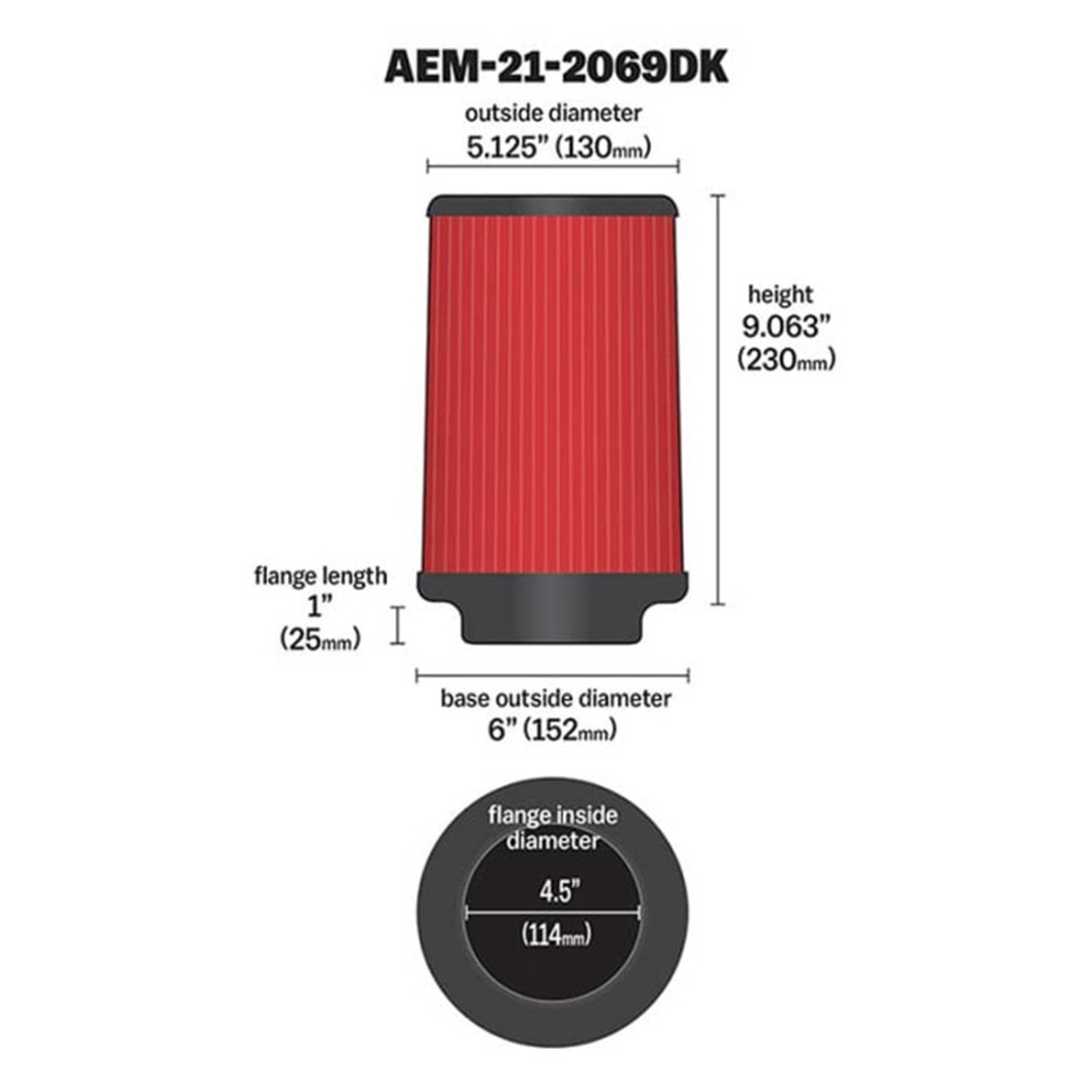 AEM  21-2069DK HAVA FİLTRESİ