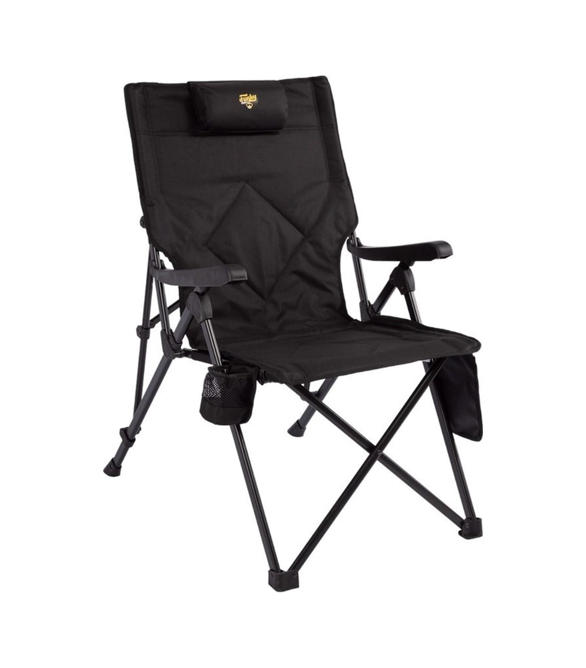 Comfort 3 Kademeli Katlanabilir Kamp Sandalyesi Siyah
