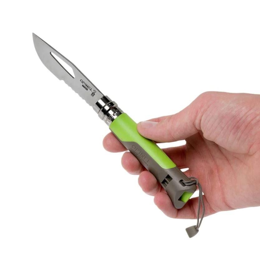 INOX 8 NO PASLANMAZ ÇELİK ÇAKI (YEŞİL)