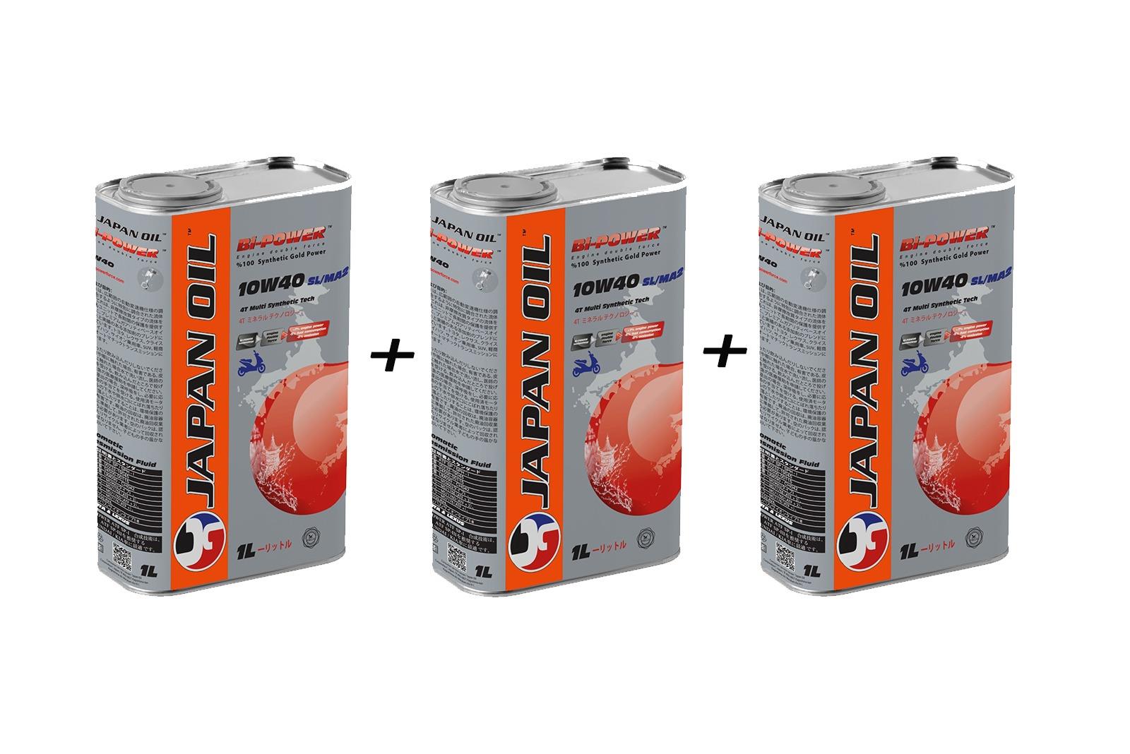 JAPAN 4T 10W40 SL/MA2 ORANGE 1 LT