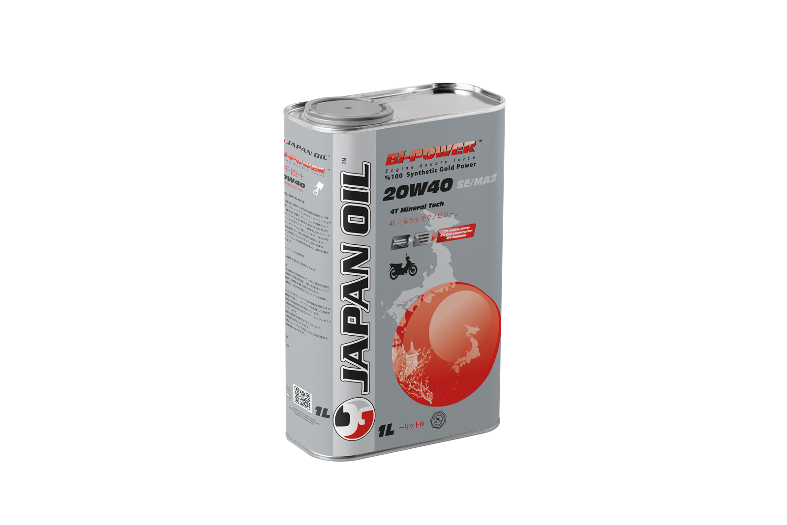 JAPAN 4T 20W40 SE/MA GREY 1 LT