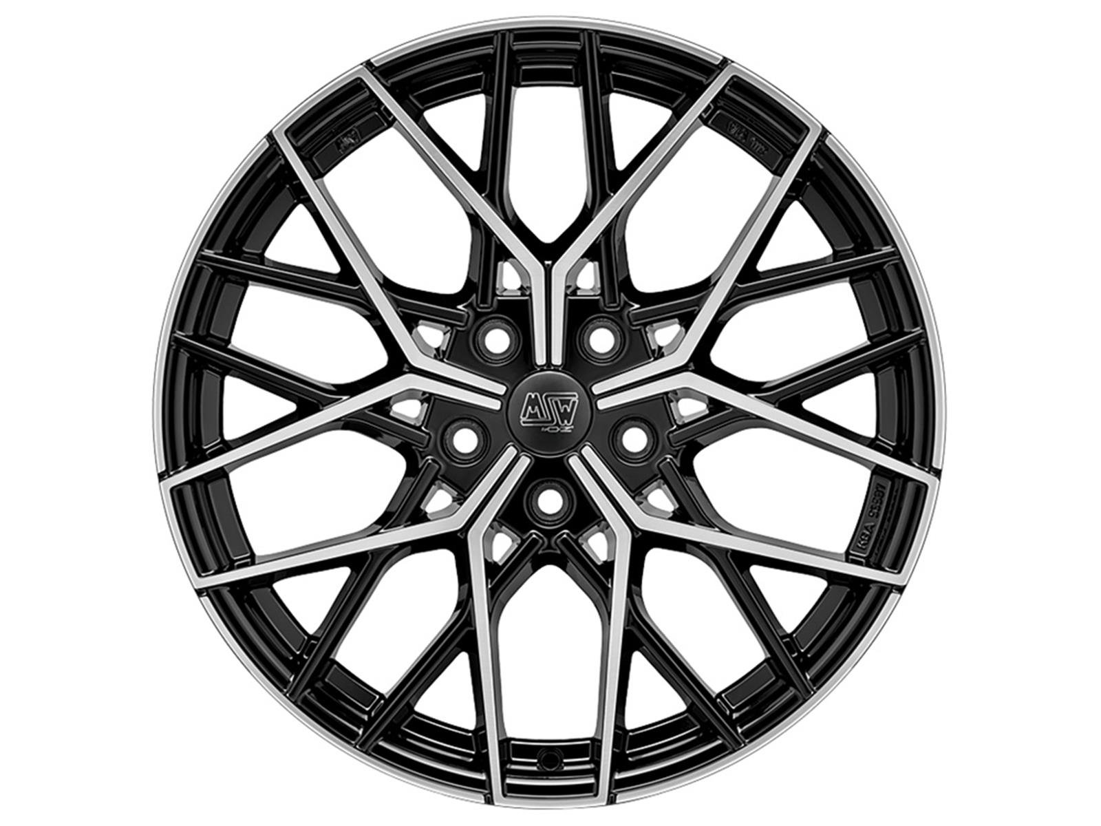 MSW 74 5X112 9X19 40 73,1 GLOSS BLACK POLISH
