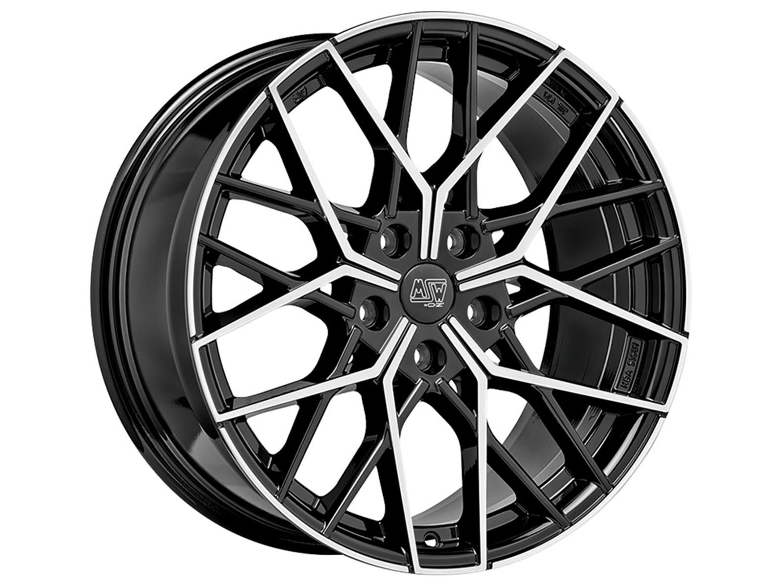 MSW 74 5X112 9X19 40 73,1 GLOSS BLACK POLISH
