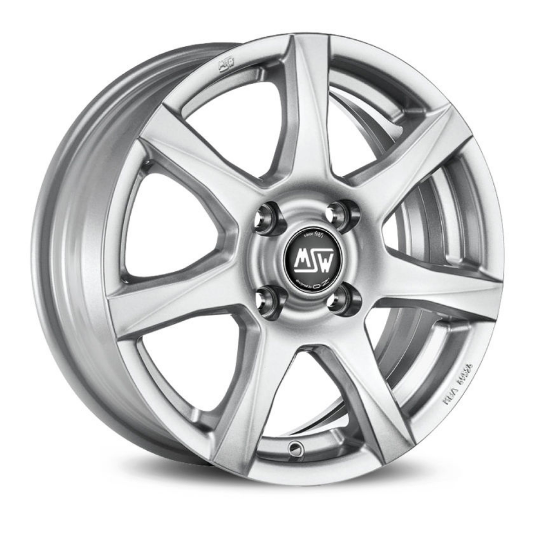 MSW 77 5X112 8X18 ET 40 CB 66,6 FULL SILVER