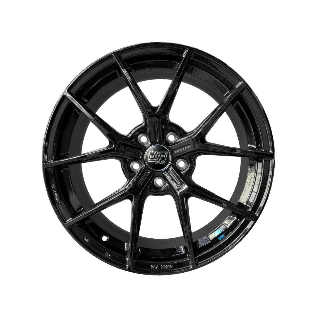 MSW P1 5X112 8X18 ET48 GLOSS BLACK