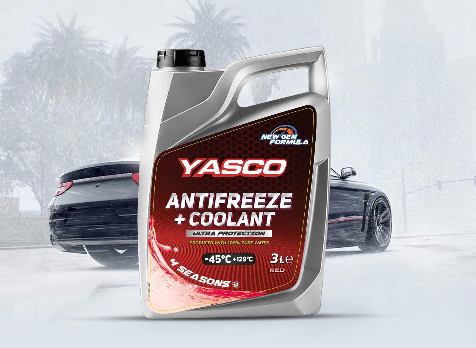 YASCO KIRMIZI ANTİFRİZ – 45 ° C 3 LİTRE