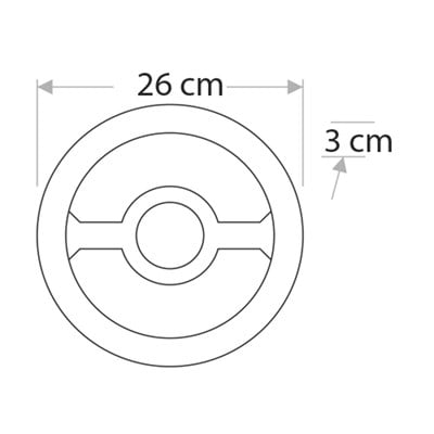 CT1151 SİMİT 20W SARI LED AMPUL E27 CATA