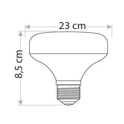 CT1157 UFO 24W BEYAZ LED AMPUL E27 CATA