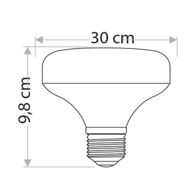 CT1158 UFO 36W BEYAZ LED AMPUL E27 CATA
