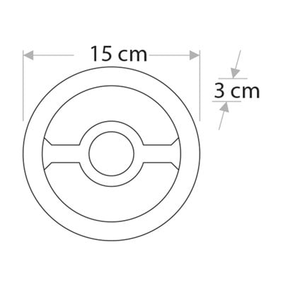 CT1159 SİMİT 15W BEYAZ LED AMPUL E27 CATA