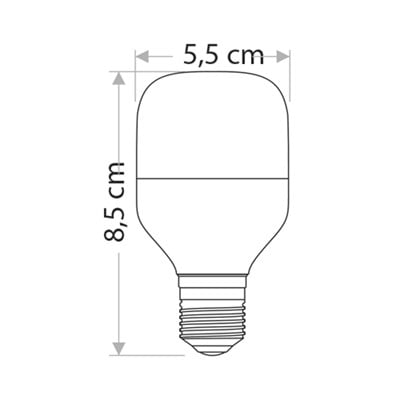CT4329 13W BEYAZ YÜKSEK WATT LED AMPUL E27 CATA